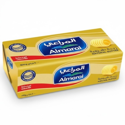 المراعي زبدة طبيعية غير مملحة 400 جرام